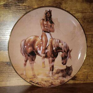Lot of 3 Indian Themed Decorative Plates